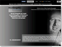 Tablet Screenshot of maxgiorgetta.it